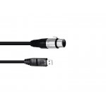 OMNITRONIC Interface Cable USB/XLR(F) 5m black