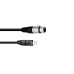 OMNITRONIC Interface Cable USB/XLR(F) 5m black