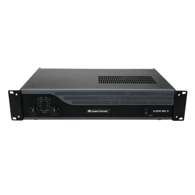 Stiprintuvas OMNITRONIC E-200 MK2 amplifier Stiprintuvas OMNITRONIC E-200 MK2 amplifier