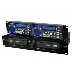 Dvigubas CD MP3 grotuvas OMNITRONIC XMP-2800MT 