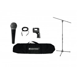 OMNITRONIC MIC VS-1 mikrofonas su stovu OMNITRONIC MIC VS-1 mikrofonas su stovu