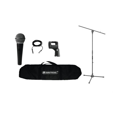OMNITRONIC MIC VS-1 mikrofonas su stovu OMNITRONIC MIC VS-1 mikrofonas su stovu