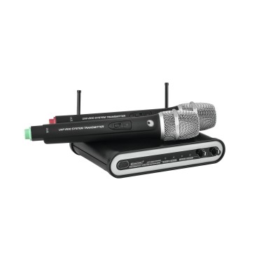 OMNITRONIC UHF-202 Wireless microphone system 863.01+864.3MHz OMNITRONIC UHF-202 Wireless microphone system 863.01+864.3MHz