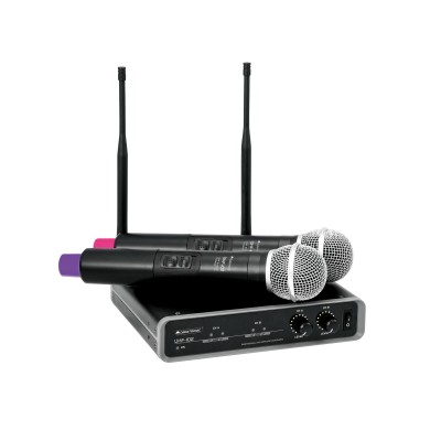 OMNITRONIC UHF-102 Wireless Mic System 823.5/863.1MHz