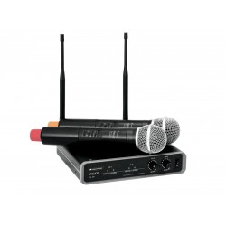 OMNITRONIC UHF-102 Wireless Mic System 828.1/864.8MHz