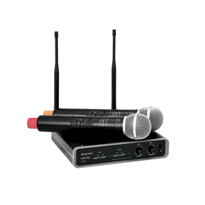OMNITRONIC UHF-102 Wireless Mic System 828.1/864.8MHz OMNITRONIC UHF-102 Wireless Mic System 828.1/864.8MHz