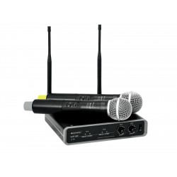 OMNITRONIC UHF-102 Wireless Mic System 825.3/864.1MHz