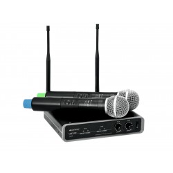 OMNITRONIC UHF-102 Wireless Mic System 830.3/863.8MHz