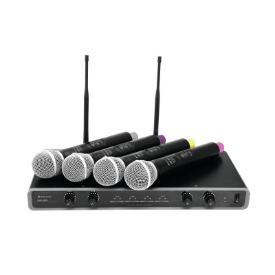 OMNITRONIC UHF-104 Wireless Mic System 823.5/825.3/863.1/864.1MH OMNITRONIC UHF-104 Wireless Mic System 823.5/825.3/863.1/864.1MH