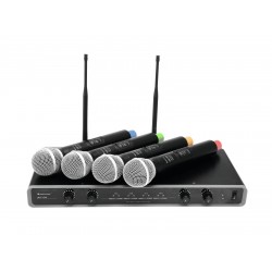 OMNITRONIC UHF-104 Wireless Mic System 828.1/830.3/864.8/863.8MH