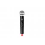 OMNITRONIC UHF-100 Handheld Microphone 828.1MHz (red)