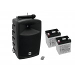 OMNITRONIC Set WAMS-10BT1 + batteries