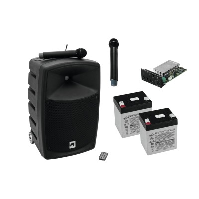 OMNITRONIC Set WAMS-10BT1 + microphone + batteries