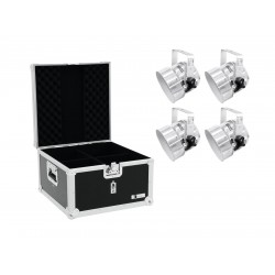 EUROLITE Set 4x LED PAR-56 RGB sil + Case EUROLITE Set 4x LED PAR-56 RGB sil + Case