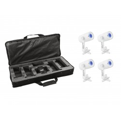 EUROLITE Set 4x AKKU Wash Spot, softbag, charger EUROLITE Set 4x AKKU Wash Spot, softbag, charger
