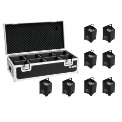 EUROLITE Set 8x AKKU UP-4 QCL Spot + Case EUROLITE Set 8x AKKU UP-4 QCL Spot + Case