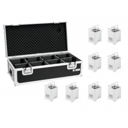 EUROLITE Set 8x AKKU UP-4 HCL Spot WDMX wh + Case EUROLITE Set 8x AKKU UP-4 HCL Spot WDMX wh + Case