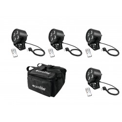 EUROLITE Set 4x LED PS-4 HCL Spot + SB-4 Soft-Bag EUROLITE Set 4x LED PS-4 HCL Spot + SB-4 Soft-Bag