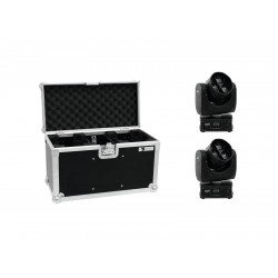 EUROLITE Set 2x LED TMH-14 Moving-Head Zoom Wash + Case