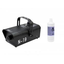 EUROLITE Set N-19 Smoke machine black + A2D Action smoke fluid 1 EUROLITE Set N-19 Smoke machine black + A2D Action smoke fluid 1
