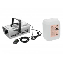 EUROLITE Set N-200 Smoke machine + C2D Smoke fluid 5l EUROLITE Set N-200 Smoke machine + C2D Smoke fluid 5l