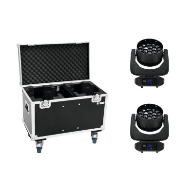 EUROLITE Set 2x LED TMH FE-1800 + Case