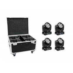 EUROLITE Set 4x LED TMH-15 + Case EUROLITE Set 4x LED TMH-15 + Case