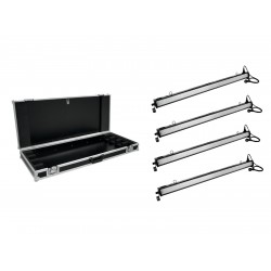 EUROLITE Set 4x LED BAR-252 RGBA 10mm 40� black + Case EUROLITE Set 4x LED BAR-252 RGBA 10mm 40� black + Case