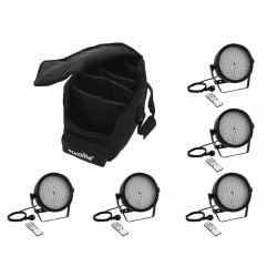 EUROLITE Set 5x LED SLS-184 + Case EUROLITE Set 5x LED SLS-184 + Case