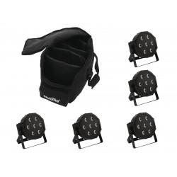 EUROLITE Set 5x LED SLS-7 QCL + Case EUROLITE Set 5x LED SLS-7 QCL + Case