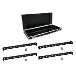 EUROLITE Set 4x LED BAR-1250 RGB+UV + PRO Case EUROLITE Set 4x LED BAR-1250 RGB+UV + PRO Case