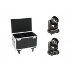 FUTURELIGHT Set 4x EYE-7 RGBW Zoom + Case