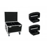 FUTURELIGHT Set 2x Color Wave LED Moving Bar + Case