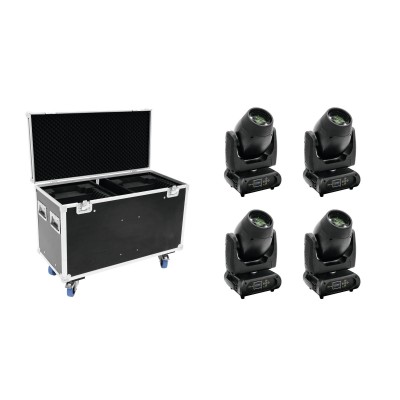 FUTURELIGHT Set 4x DMB-160 LED Moving-Head + Case FUTURELIGHT Set 4x DMB-160 LED Moving-Head + Case