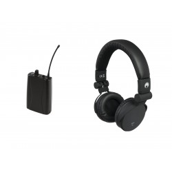 OMNITRONIC Set WMR-1M UHF receiver + SHP-i3 stereo headphones bl OMNITRONIC Set WMR-1M UHF receiver + SHP-i3 stereo headphones bl