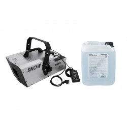 EUROLITE Set Snow 6001 Snow machine + Snow fluid 1l EUROLITE Set Snow 6001 Snow machine + Snow fluid 1l