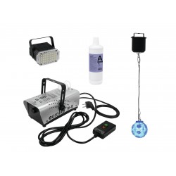 EUROLITE Set LED Twinkle Ball + LED Party Strobe 36 + N-10 silve EUROLITE Set LED Twinkle Ball + LED Party Strobe 36 + N-10 silve