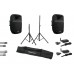 OMNITRONIC Set VFM-215AP + VFM-215A + WS-1T + WS-1R + Speaker st