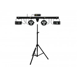 EUROLITE Set LED KLS Laser Bar FX + Speaker system stand alu bk EUROLITE Set LED KLS Laser Bar FX + Speaker system stand alu bk