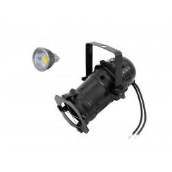 EUROLITE Set PAR-16 Spot bk + MR-16 12V GX-5,3 5W LED COB 3000K EUROLITE Set PAR-16 Spot bk + MR-16 12V GX-5,3 5W LED COB 3000K