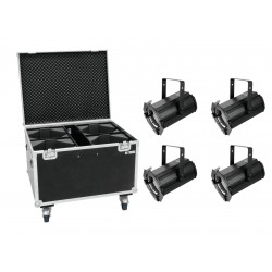 EUROLITE Set 4x LED THA-100F Theater-Spot + Case EUROLITE Set 4x LED THA-100F Theater-Spot + Case