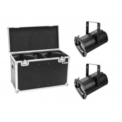 EUROLITE Set 2x LED THA-100F MK2 Theater-Spot + Case EUROLITE Set 2x LED THA-100F MK2 Theater-Spot + Case