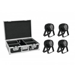 EUROLITE Set 4x LED IP PAR 3x12W HCL + Case EUROLITE Set 4x LED IP PAR 3x12W HCL + Case