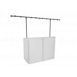 Mobilus DJ stovas OMNITRONIC Set Mobile DJ & Light Stand XL + uždanga