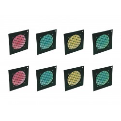 EUROLITE Set 8x Dichroic filter, black frame PAR-56, assorted EUROLITE Set 8x Dichroic filter, black frame PAR-56, assorted