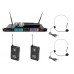 Mikrofonų komplektas OMNITRONIC Set UHF-502 2-Channel Wireless Mic System +2 siųstuvai + mikrofonai ant galvos Mikrofonų komplektas OMNITRONIC Set UHF-502 2-Channel Wireless Mic System +2 siųstuvai + mikrofonai ant galvos
