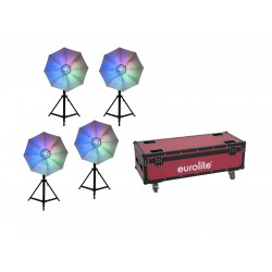 EUROLITE Set 4x LED Umbrella 95 + Case EUROLITE Set 4x LED Umbrella 95 + Case