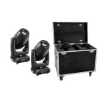 FUTURELIGHT Set 2x DMH-200 LED Moving-Head + Case