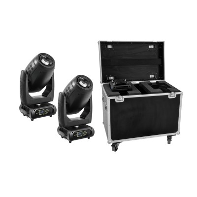 FUTURELIGHT Set 2x DMH-200 LED Moving-Head + Case FUTURELIGHT Set 2x DMH-200 LED Moving-Head + Case
