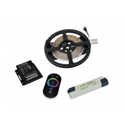 EUROLITE Set LED Strip RGB 5m + RF Controller + Transformer 24V EUROLITE Set LED Strip RGB 5m + RF Controller + Transformer 24V